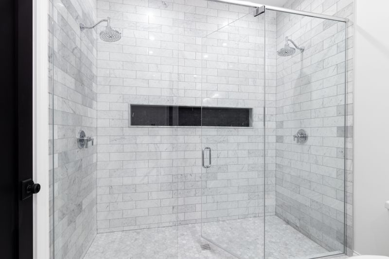 Large Format Tile Shower Wall